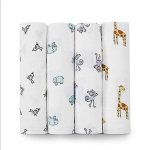 Animal print swaddles